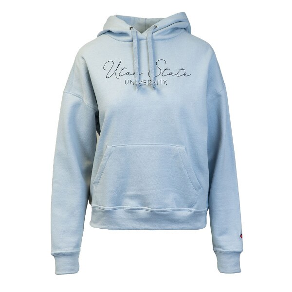 Hoodie Women's Utah State University Silver